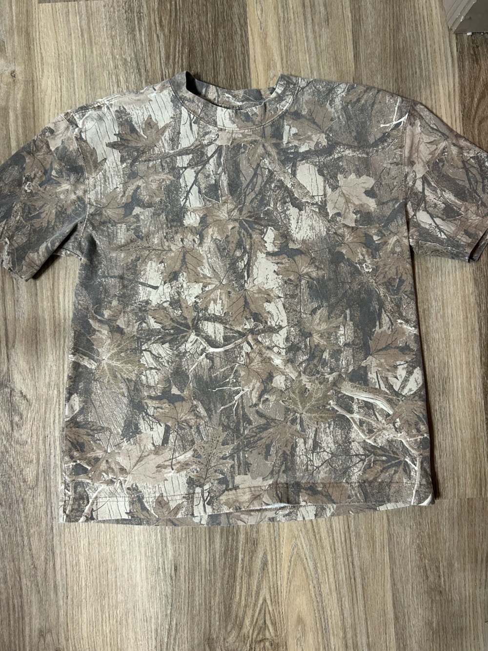 Hollister Boxy Heavyweight Cotton Camo Crew T-Shirt